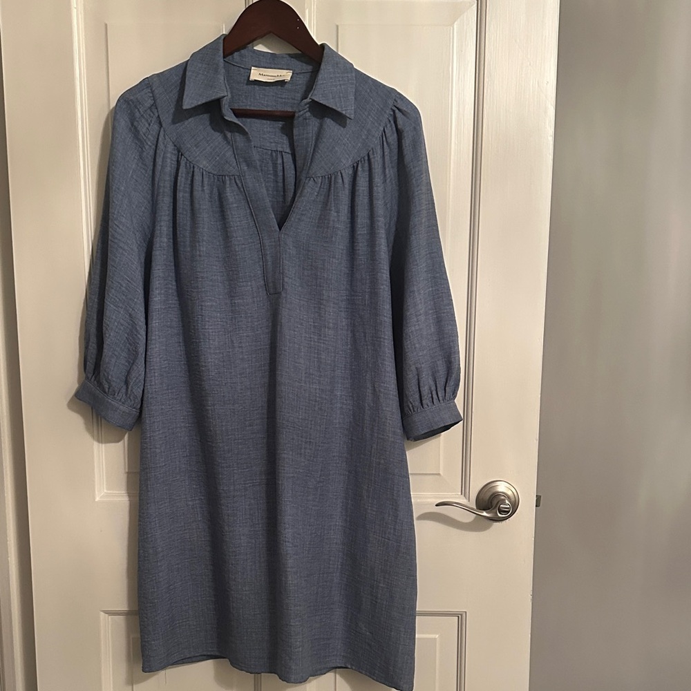 Blue Collared Dress